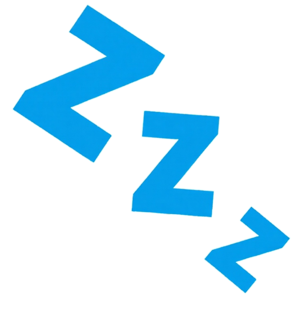 Sleeping ZZZ symbol