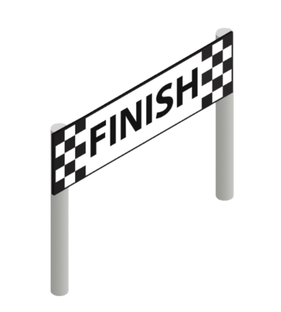 finish sign